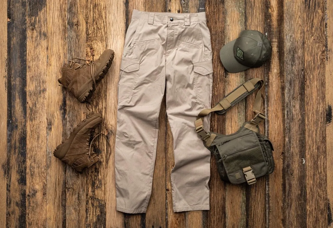 5.11 Tactical Men's Icon Pants, Straight Fit, Gusseted, 8 Pockets, Style 74521, New Finish