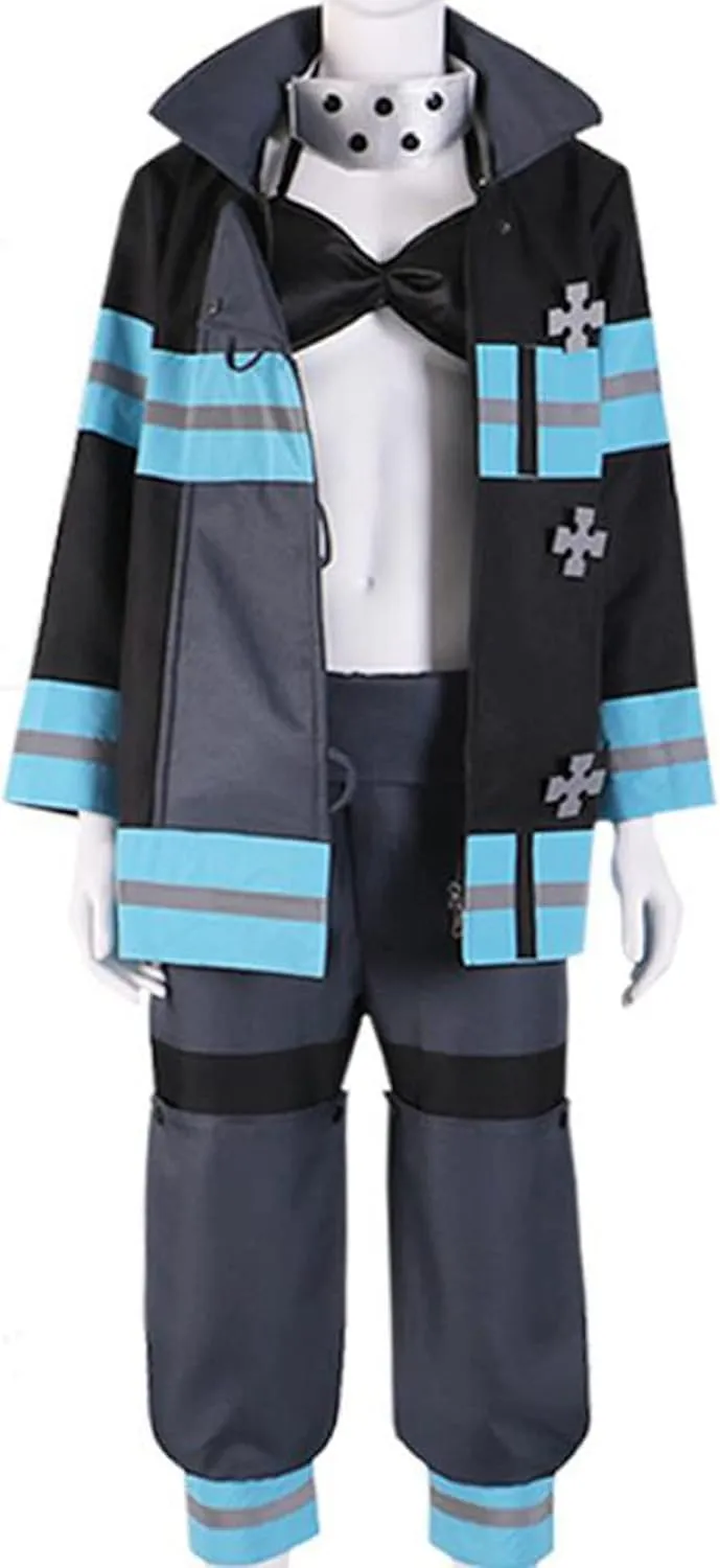 Anime Womens Costume Cosplay Uniform Cloak Suit Bra Uniform Suit Halloween Set