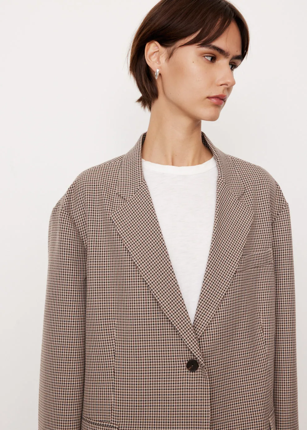 Blair Boxy Check Blazer