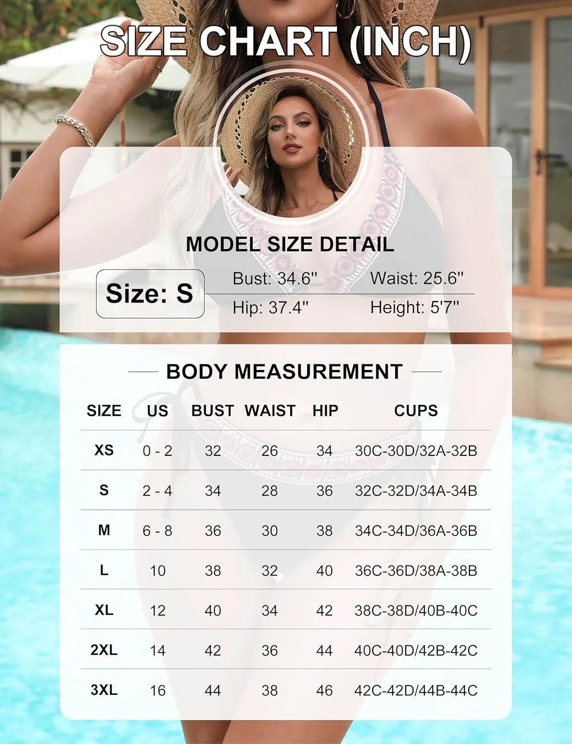BMJL Womens Bikini Sets Triangle Sexy Swimsuit Color Block String Two Piece Bathing Suit 2025