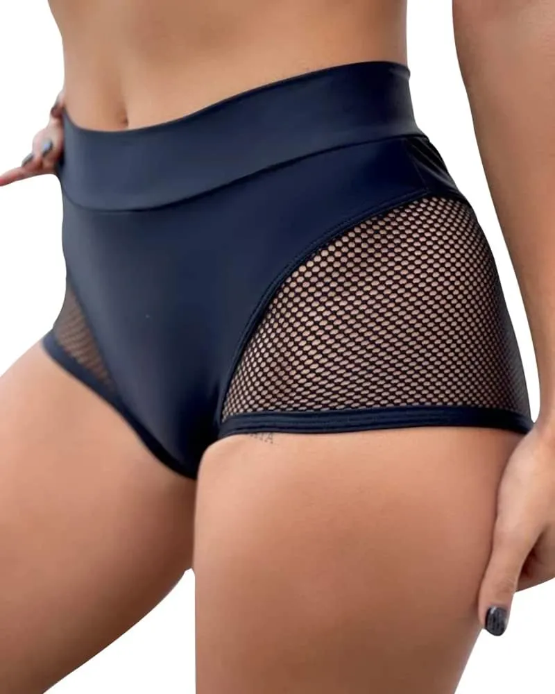 BZB Women's Cut Out Yoga Shorts Scrunch Booty Hot Pants High Waist Gym Workout Active Butt Lifting Sports Leggings