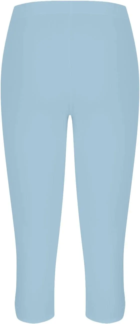 Capri Leggings for Women Trendy Casual Plus Size Yoga Pants Slim Fit Comfy Stretchy Workout Vacation Outfits