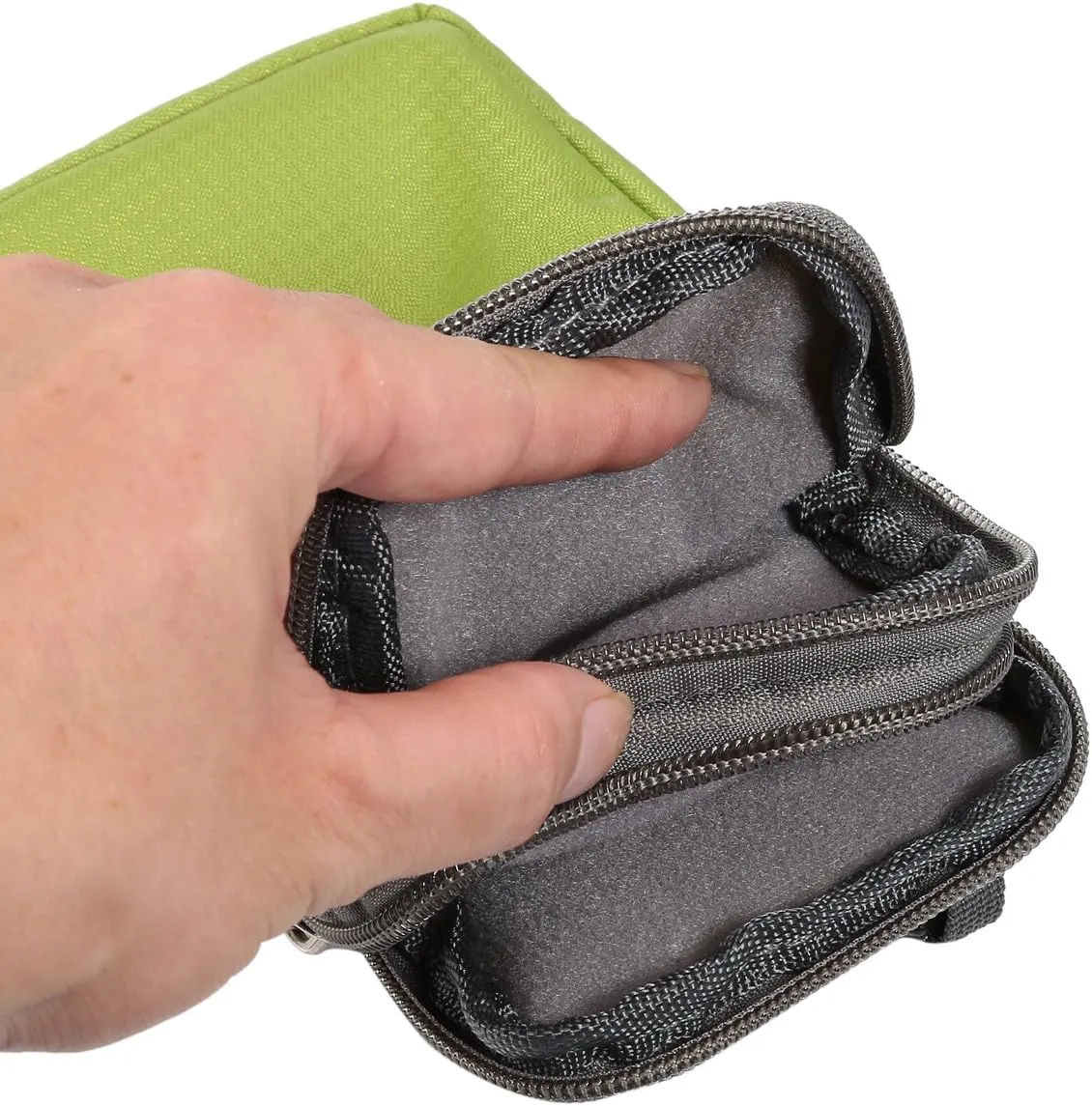 Cellphone Belt Clip Pack for Men, Cell Phone Shoulder Holster Small, Waterproof Mobile Phone Belt Loop Pouch Vertical Waist Holder Smartphone Crossbody Wallet Hiking Travel Messenger Bag Backpack
