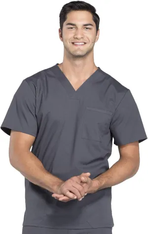 Cherokee Scrubs for Men Workwear Professionals V-Neck 4 Pocket Scrub Top WW695