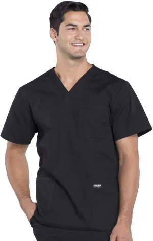 Cherokee Scrubs for Men Workwear Professionals V-Neck 4 Pocket Scrub Top WW695