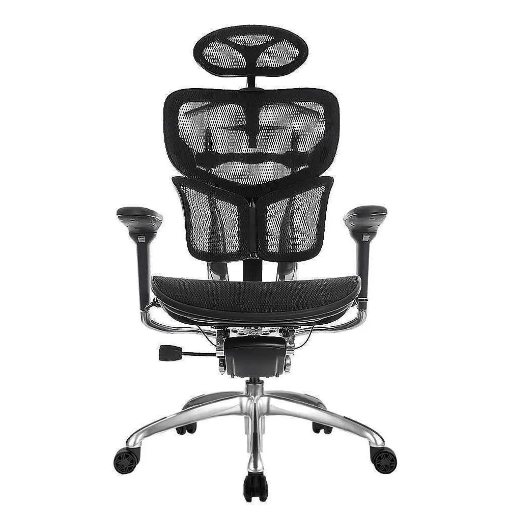 CSC Executive Mesh Chair Black Head Rest & Alu Base (125kg Max)