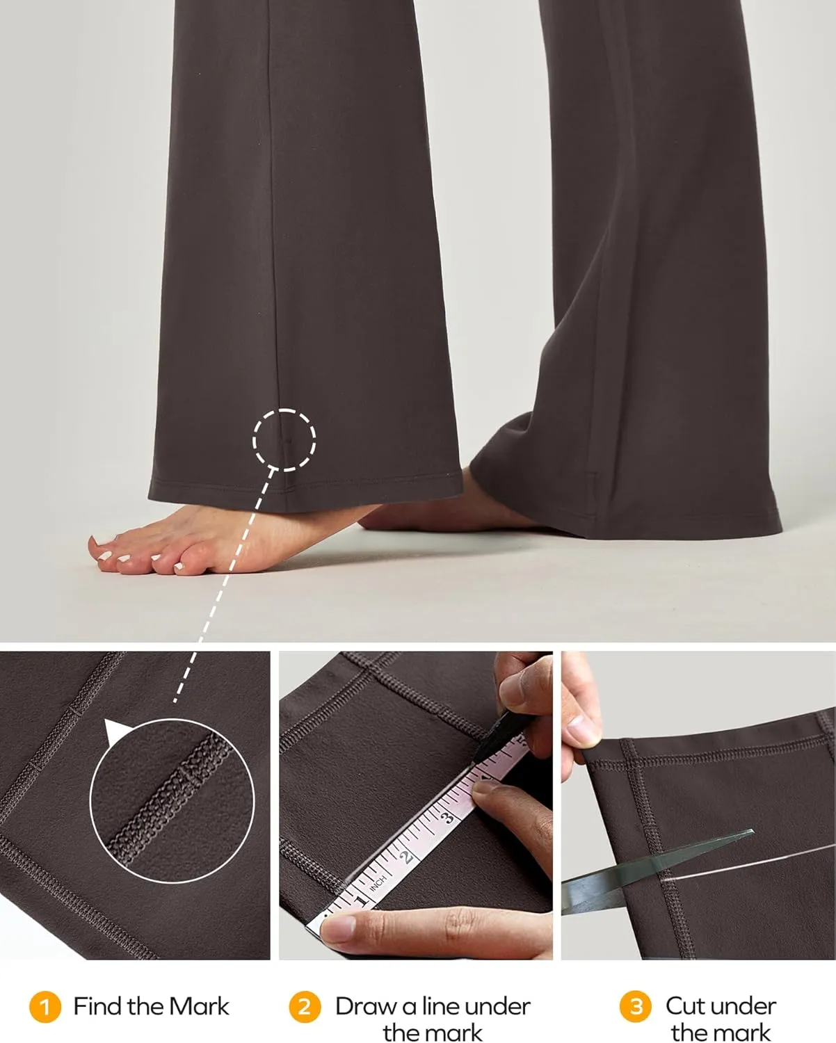 Ewedoos Bootcut Yoga Pants with Pockets for Women Wide Leg Pants Woman High Waisted Stretchy Work Pants for Yoga Workout