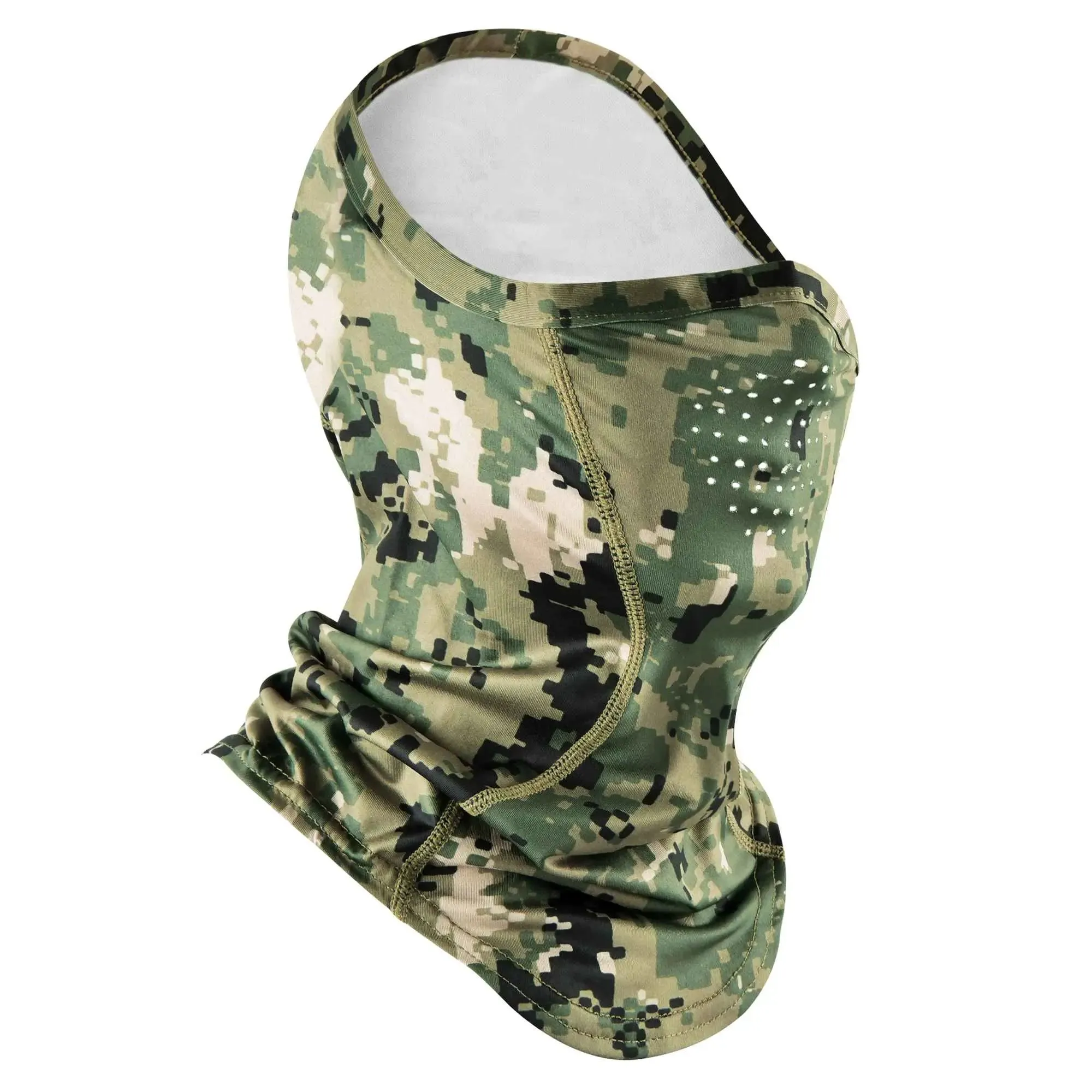 EXski Camo Gaiter Mask UPF 50 Half Balaclava Face Mask with Breathable Air Holes for Hunting Fishing Hiking