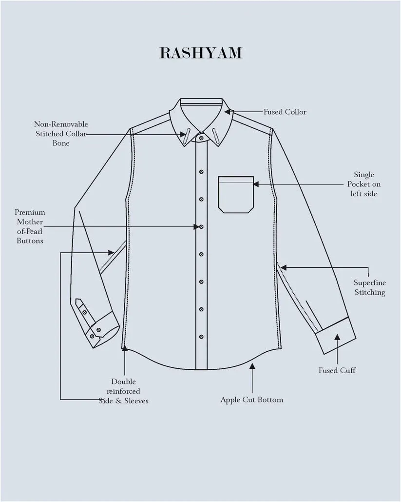 Faenza Premium Cotton Blue And Green Checks Formal Shirt For men