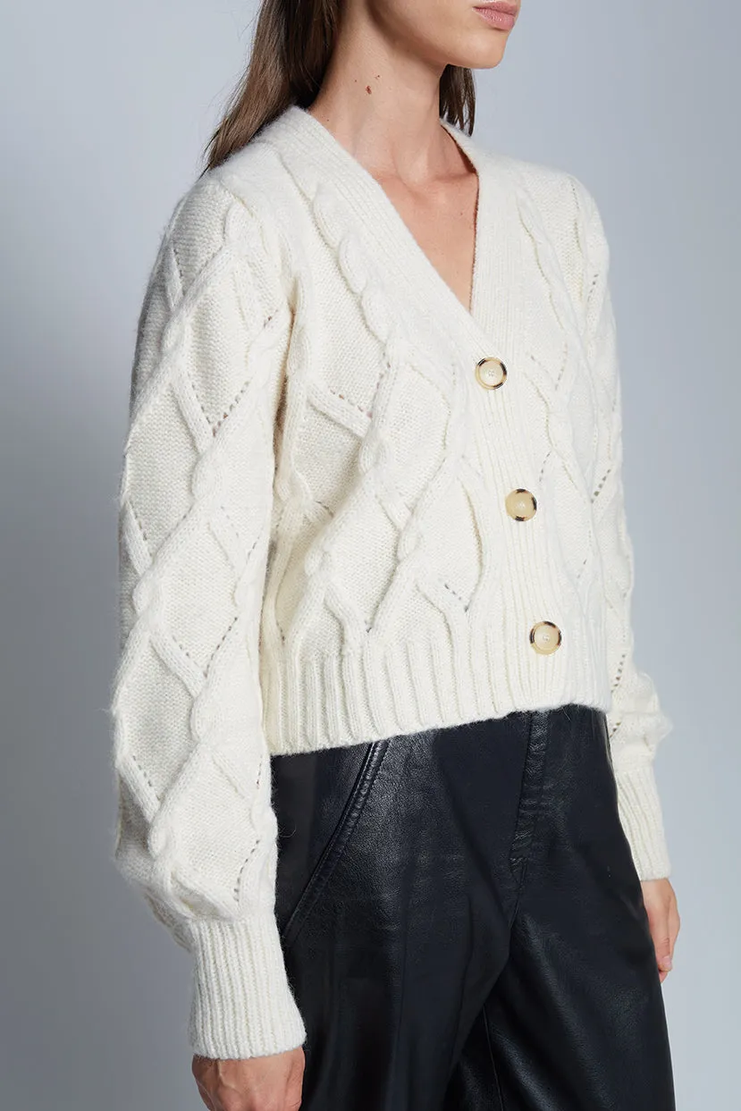 Fara Cardi  Ivory