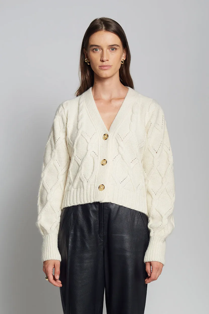 Fara Cardi  Ivory
