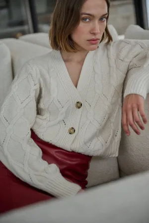 Fara Cardi  Ivory