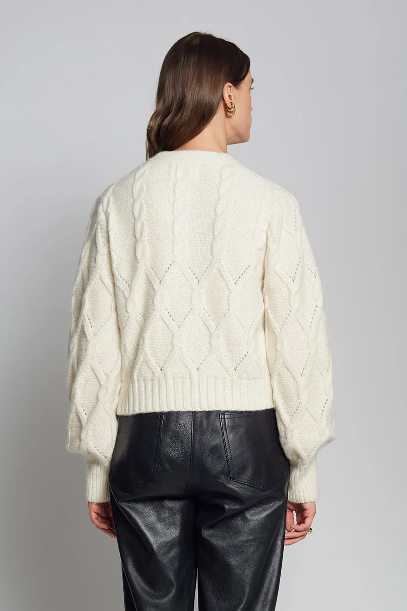 Fara Cardi  Ivory