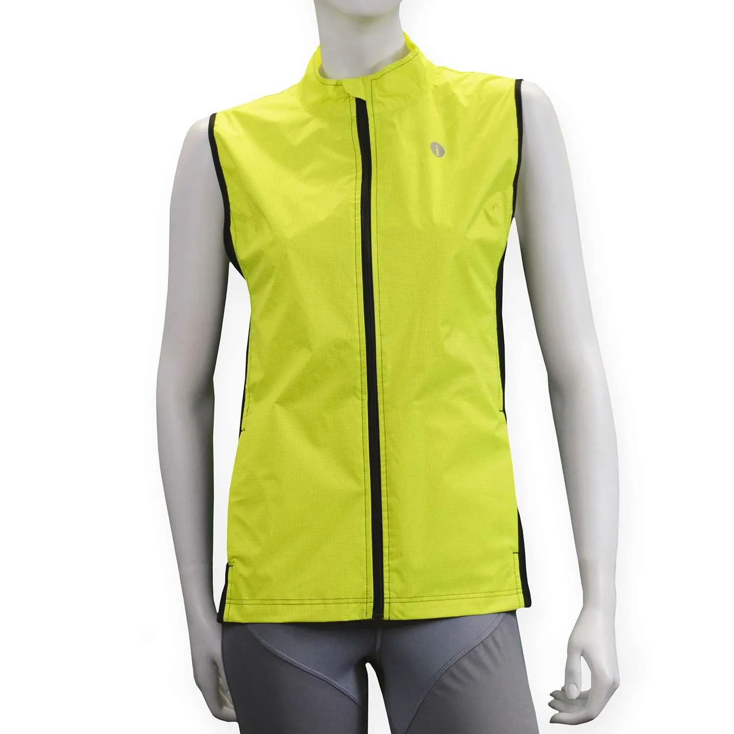 FINAL SALE: Women's Newport Packable Reflective Vest in Flo Lime