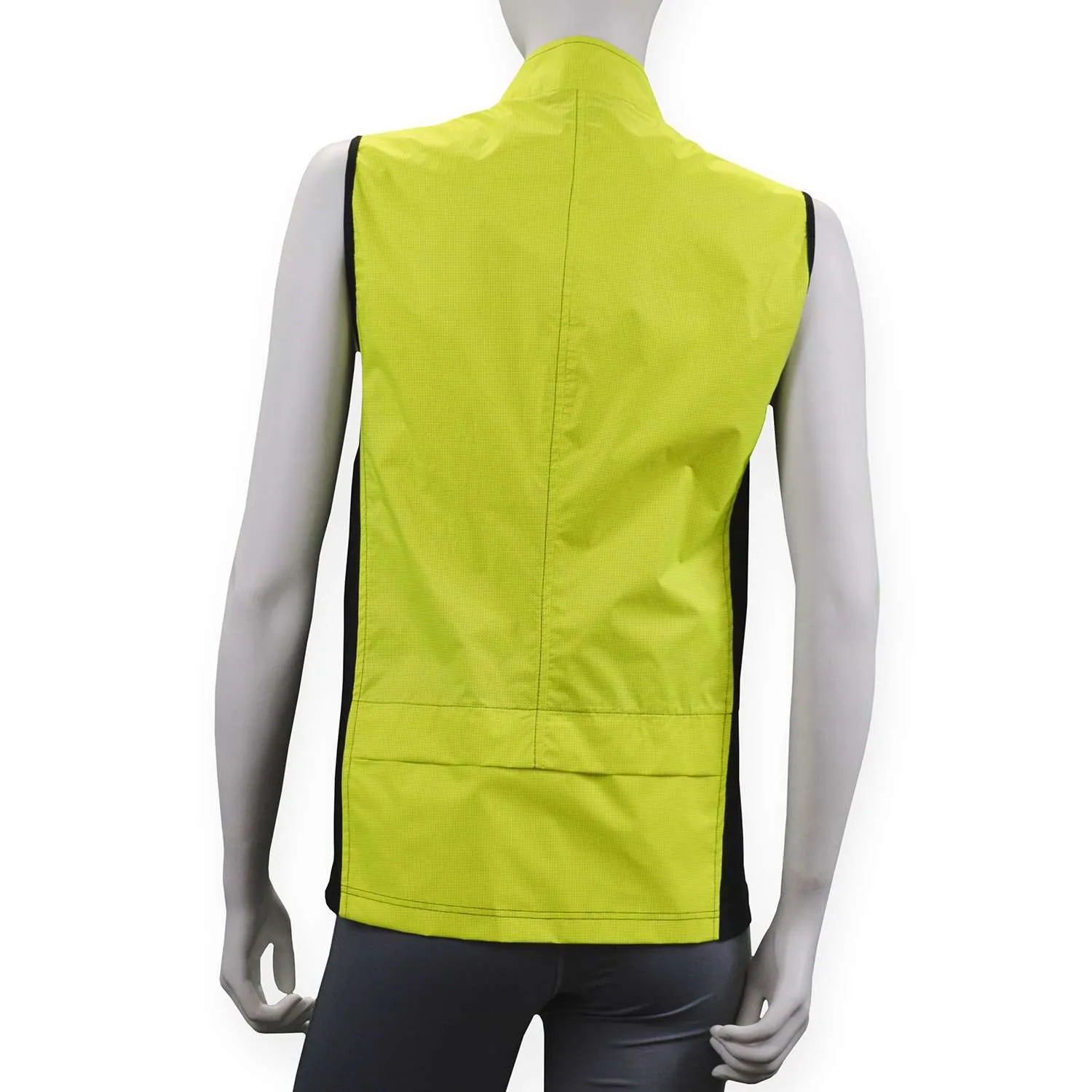 FINAL SALE: Women's Newport Packable Reflective Vest in Flo Lime