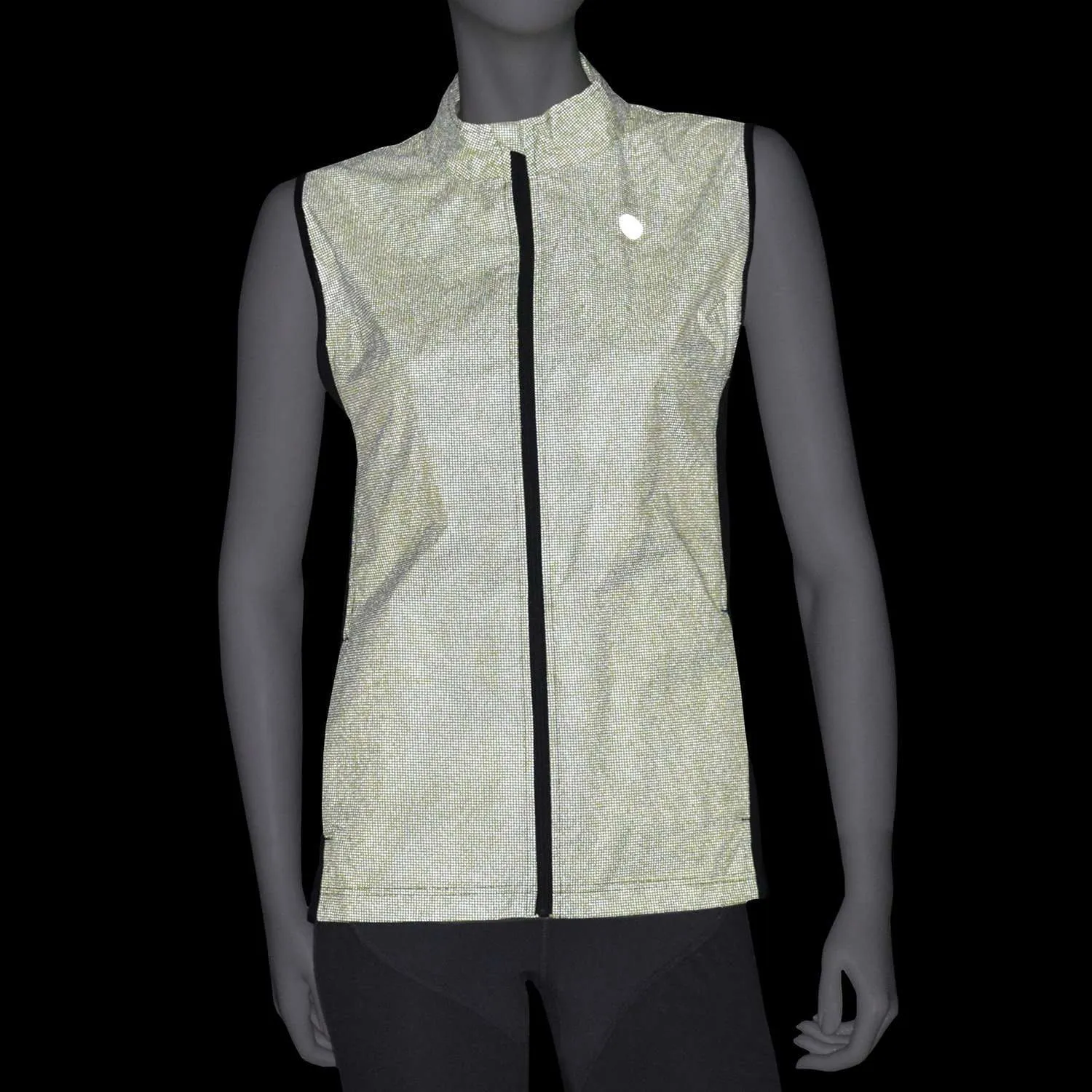 FINAL SALE: Women's Newport Packable Reflective Vest in Flo Lime