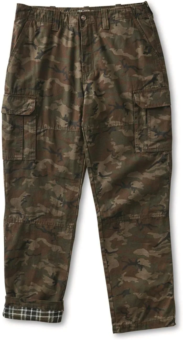 Guide Gear Outdoor 2.0 Flannel-Lined Cotton Cargo Pants