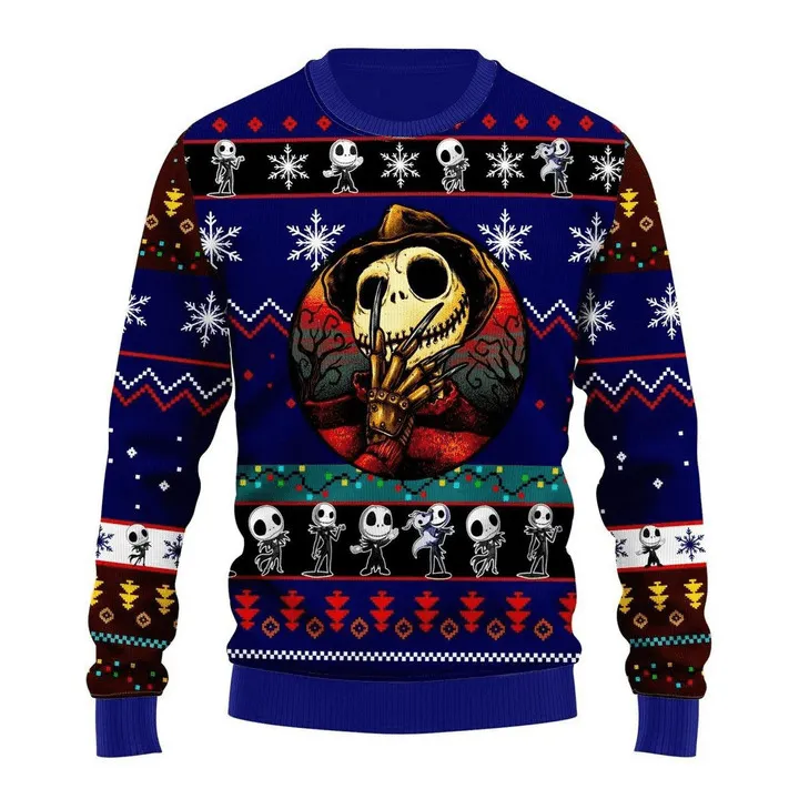 Jack Skellington Blue Sweaters