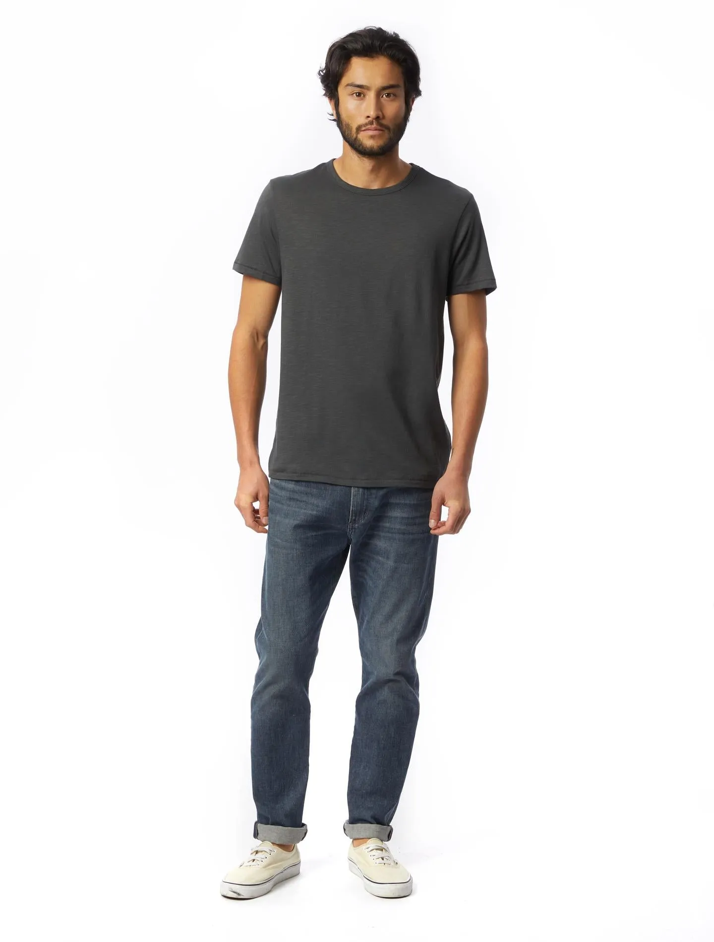 Keeper Weathered Slub T-Shirt (Washed Black)