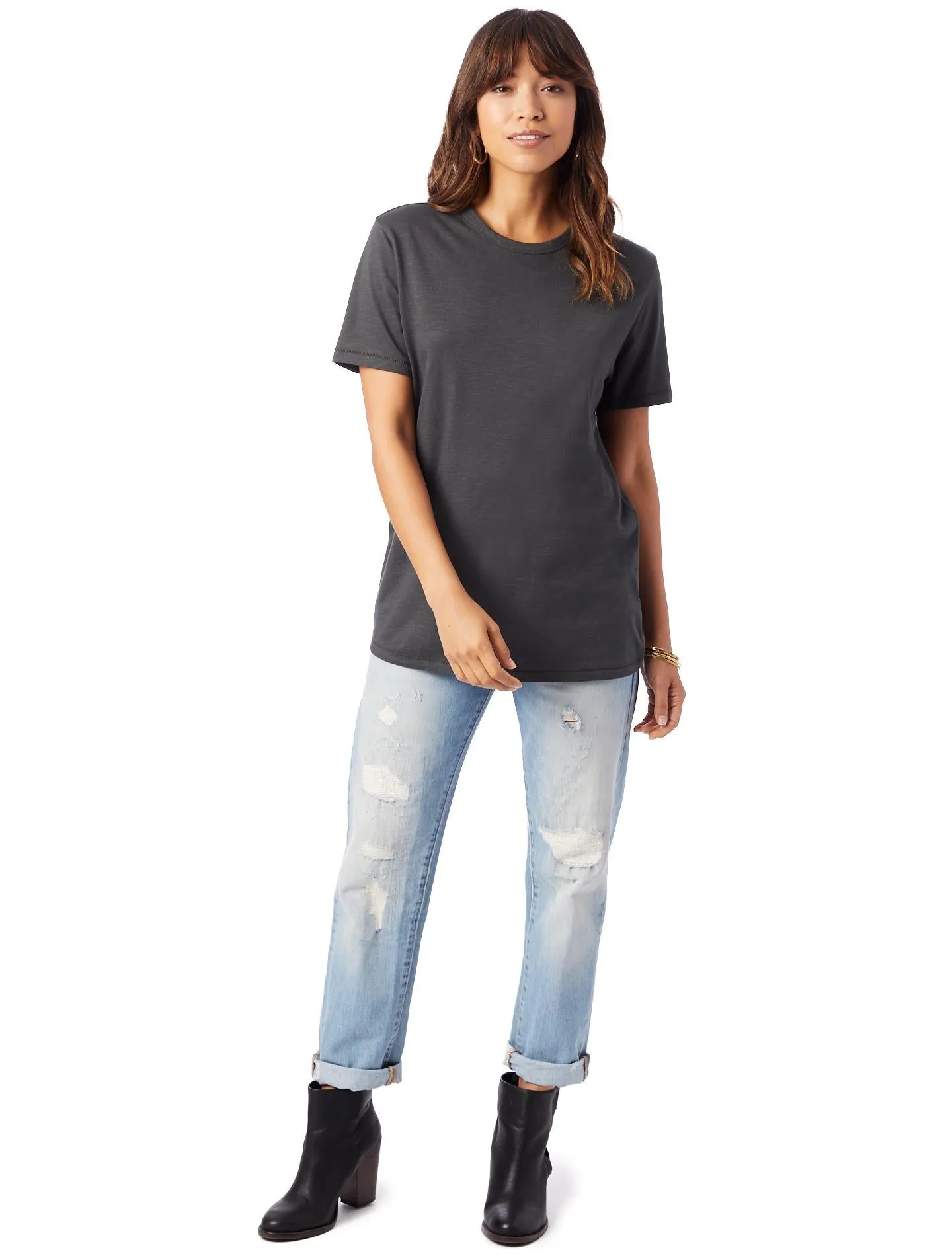 Keeper Weathered Slub T-Shirt (Washed Black)