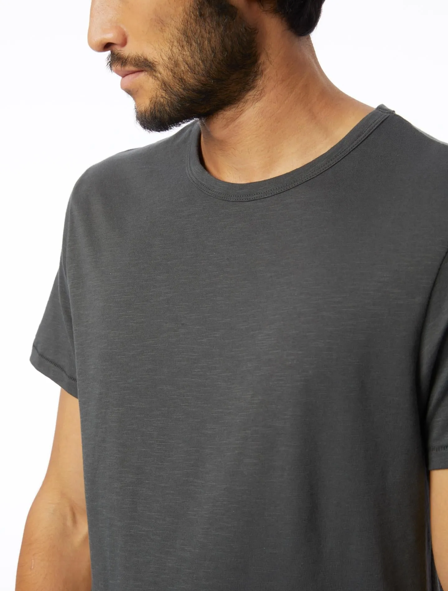 Keeper Weathered Slub T-Shirt (Washed Black)