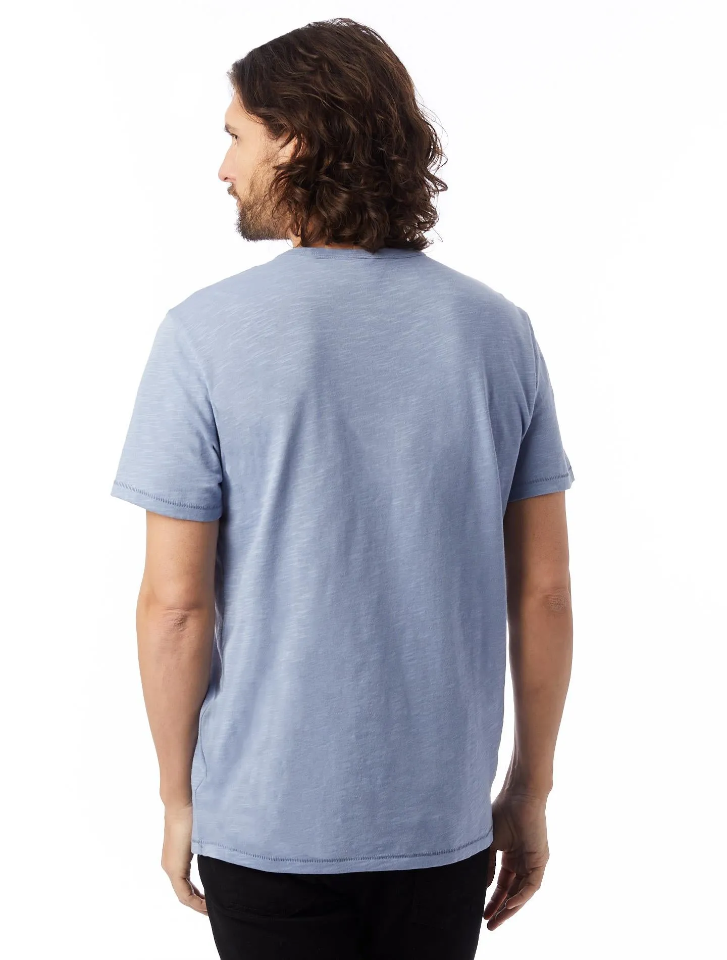Keeper Weathered Slub Tee (Stonewash Blue)