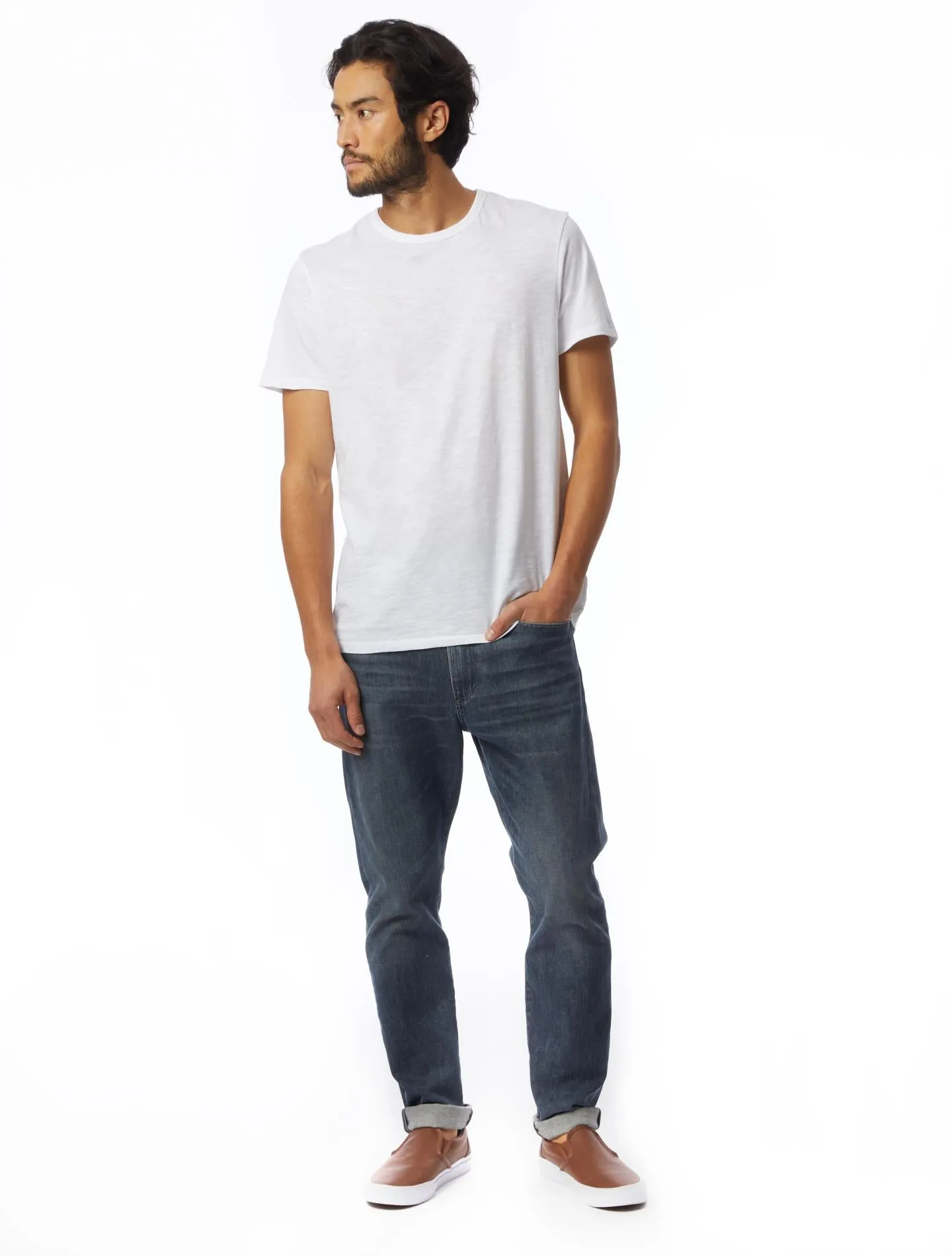 Keeper Weathered Slub Tee (White)