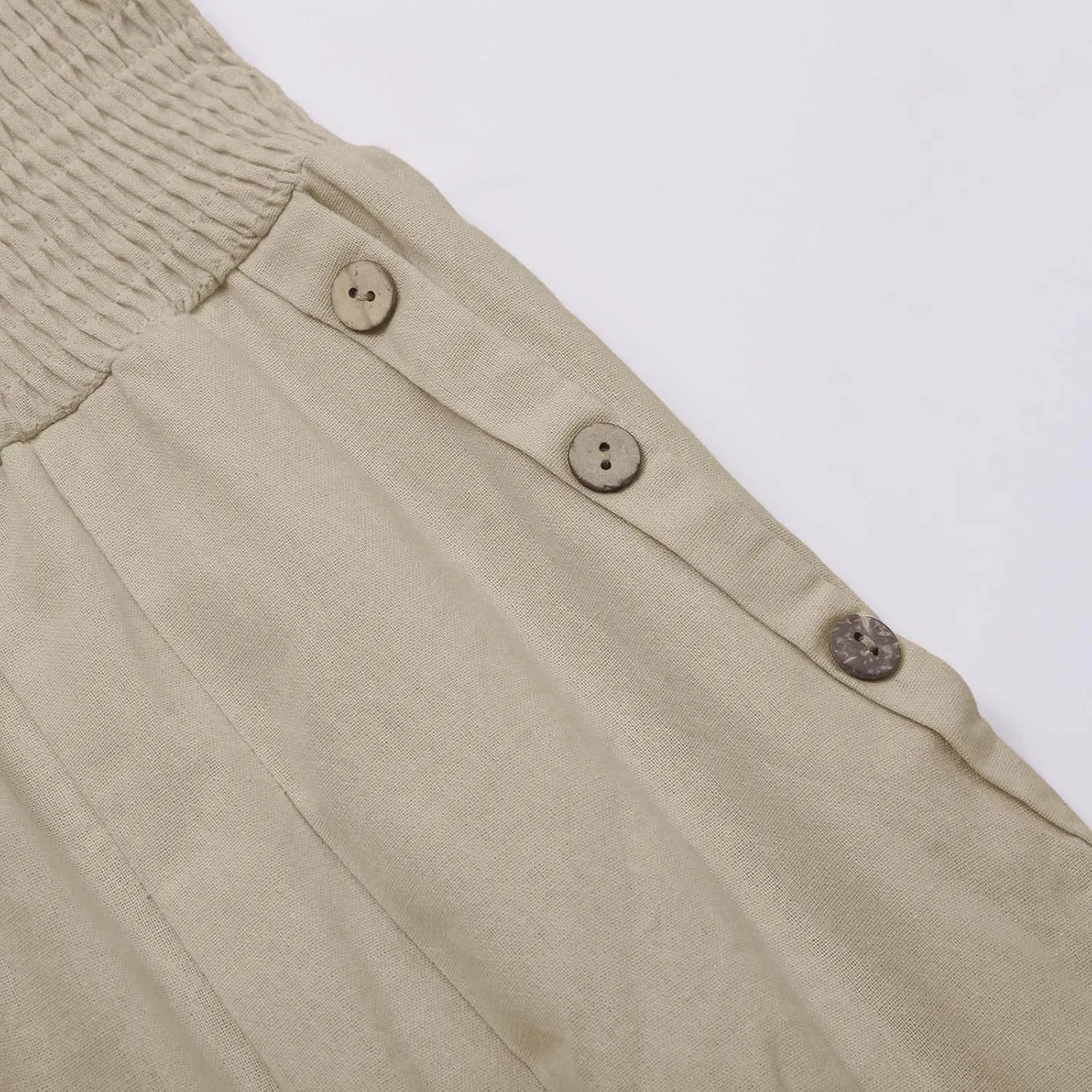 LCMTWX Flowy Pants for Women Solid Cotton and Pants with Pocket Long Pants with Pockets Pull On Pants for Women Womans
