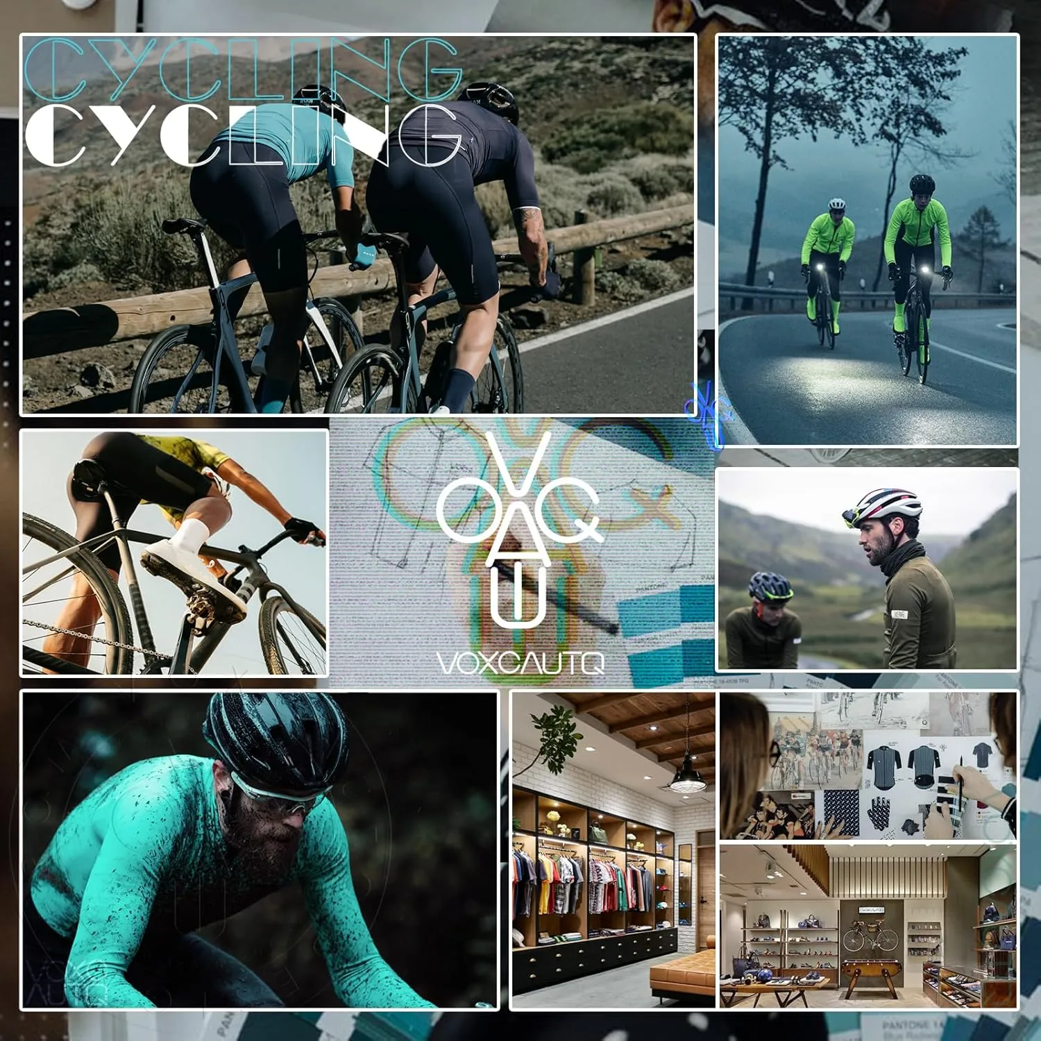 Men's Cycling Jersey Short Sleeve Set Mens Summer Mountain Bike Bicycle Suit 3 Pockets Biking Shirt Quick Dry