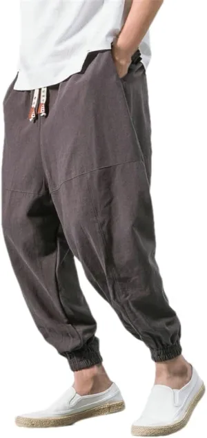 Men's Jogging Pants Streetwear Loose Casual Cotton Trouser Harem Pants Harajuku Sweatpants