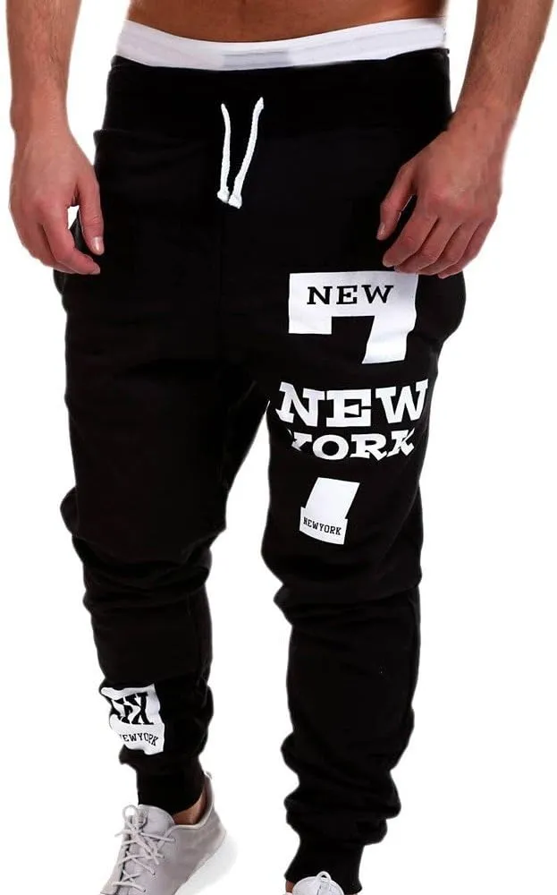 Mens Sweatpants with Pockets Casual Pants Slim fit with Zipper Pockets Men's Fleece Lined Pants Water Resistant Warm