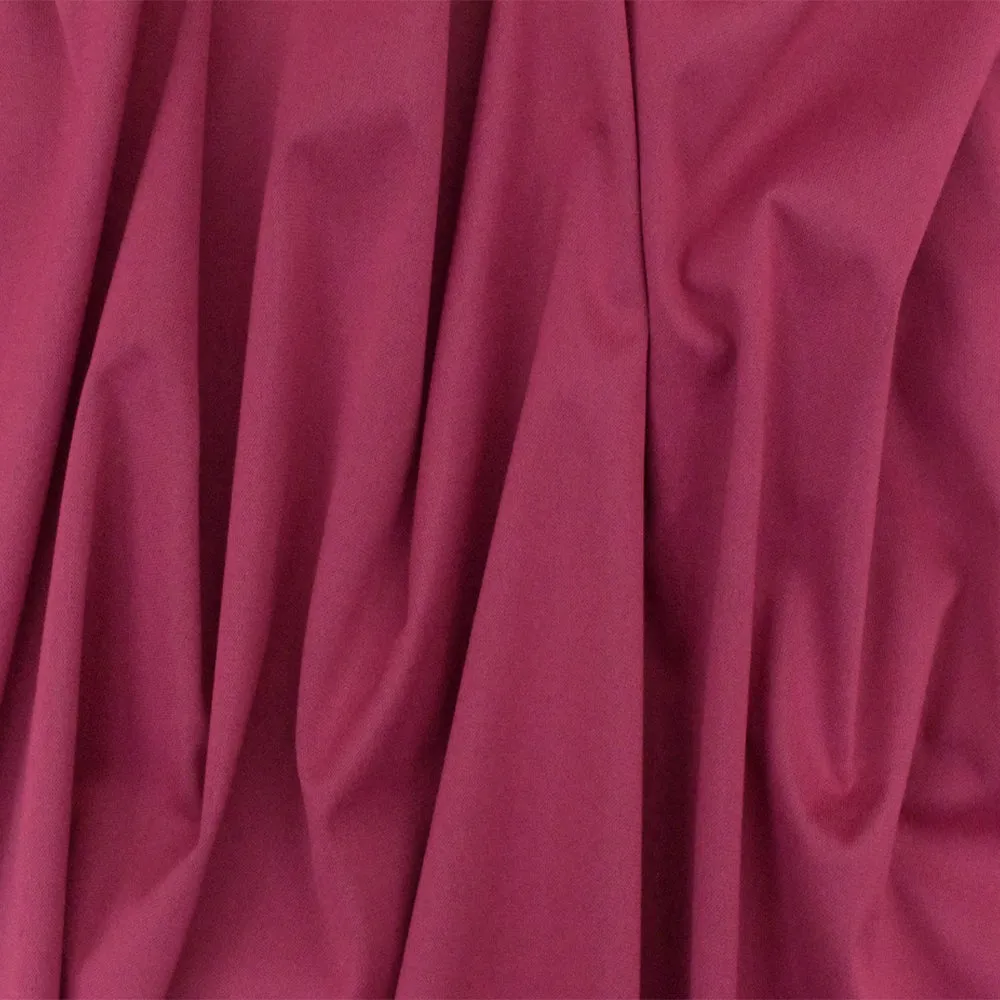 Modern Pink-Black Solid Stretch Double Knit Fabric