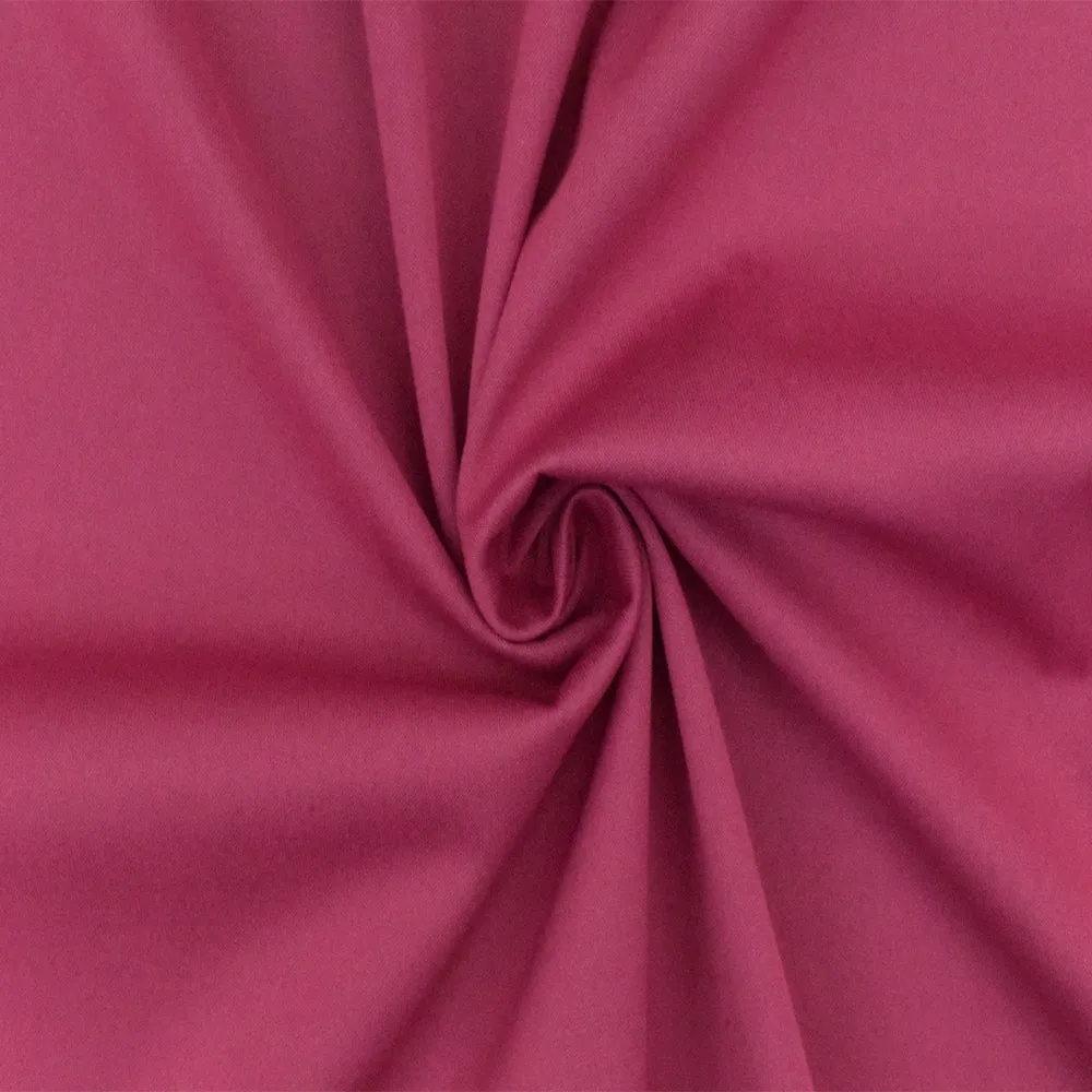 Modern Pink-Black Solid Stretch Double Knit Fabric