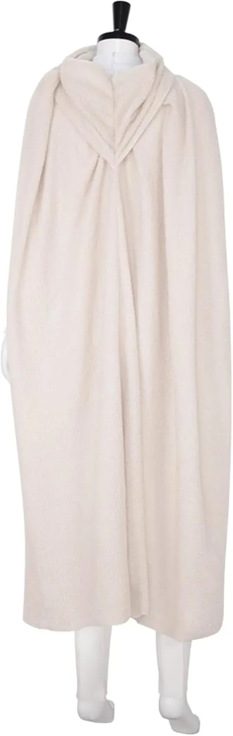 Padme Amidala Costume Women Girls Queen Padme Cosplay Jedi Battle Uniform Suit with Cloak Belt for Halloween