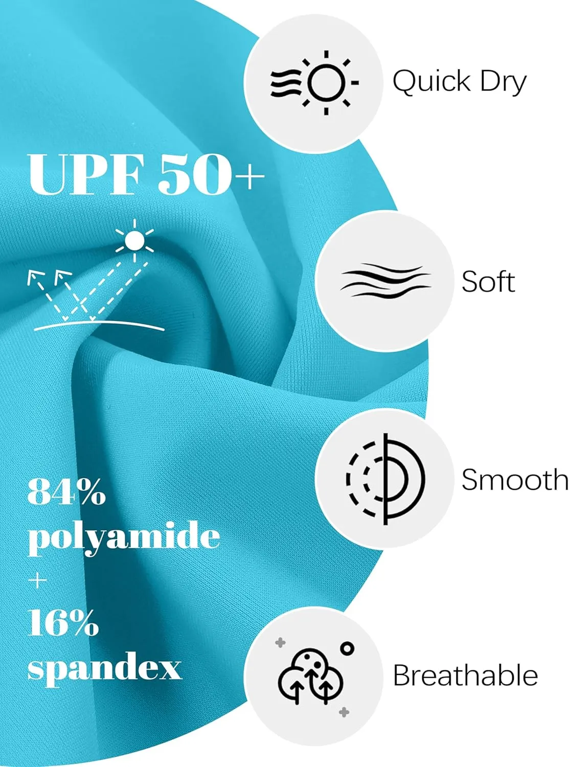 Poroka 2 Pack Baby and Toddler Boys' UPF 50  Long-Sleeve Rashguards Baby Boy Quick Dry Swim Shirt Toddler Swimwear Surf Tops