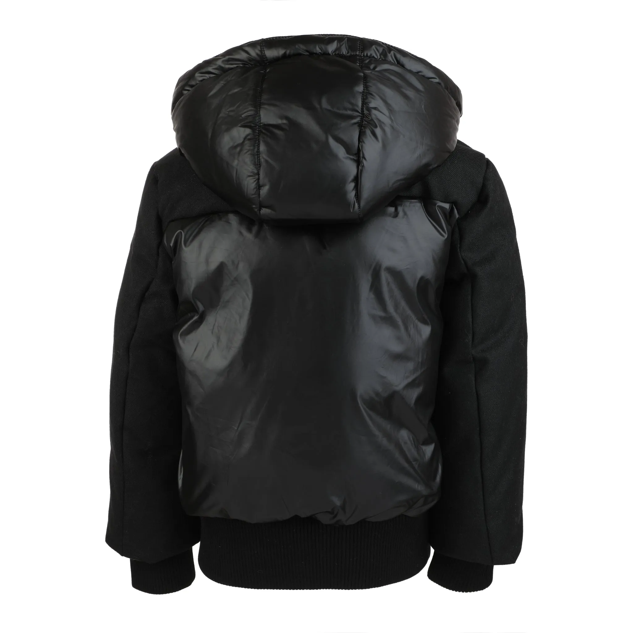 Pramie Boys Black Coat without Fur