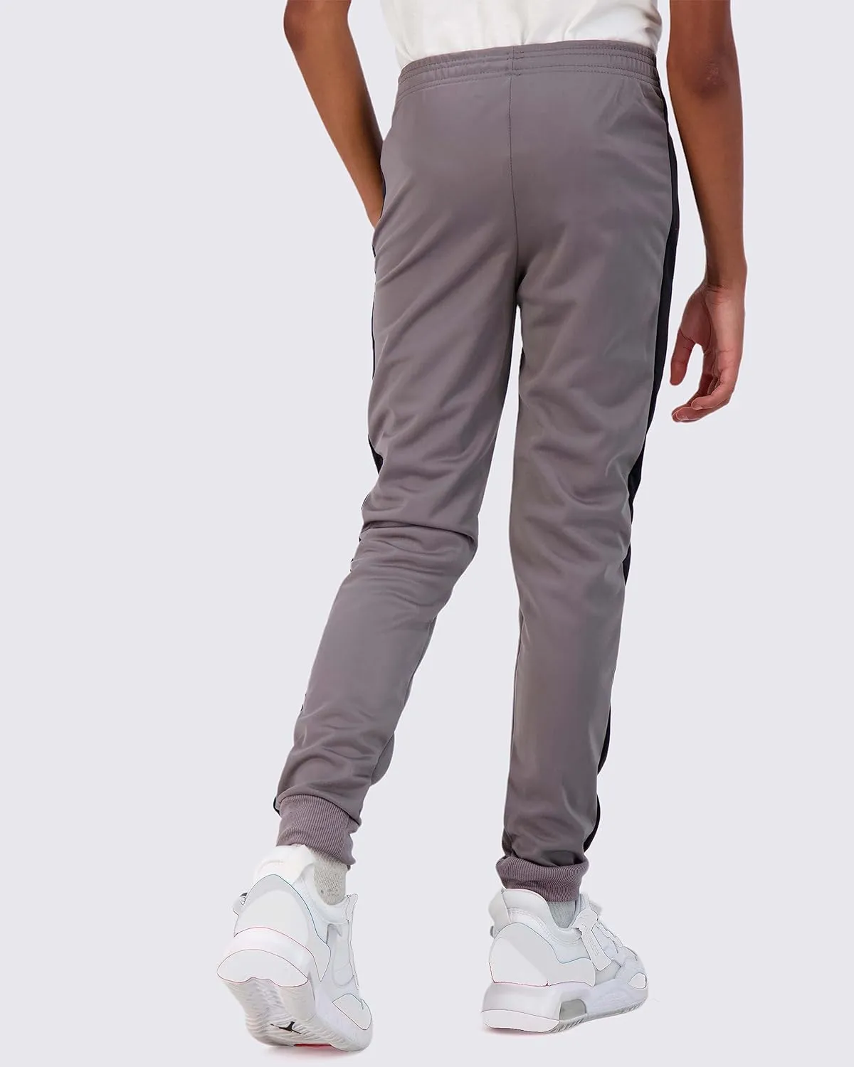 Real Essentials 3 Pack: Boy's Active Athletic Casual Jogger Sweatpants with Pockets