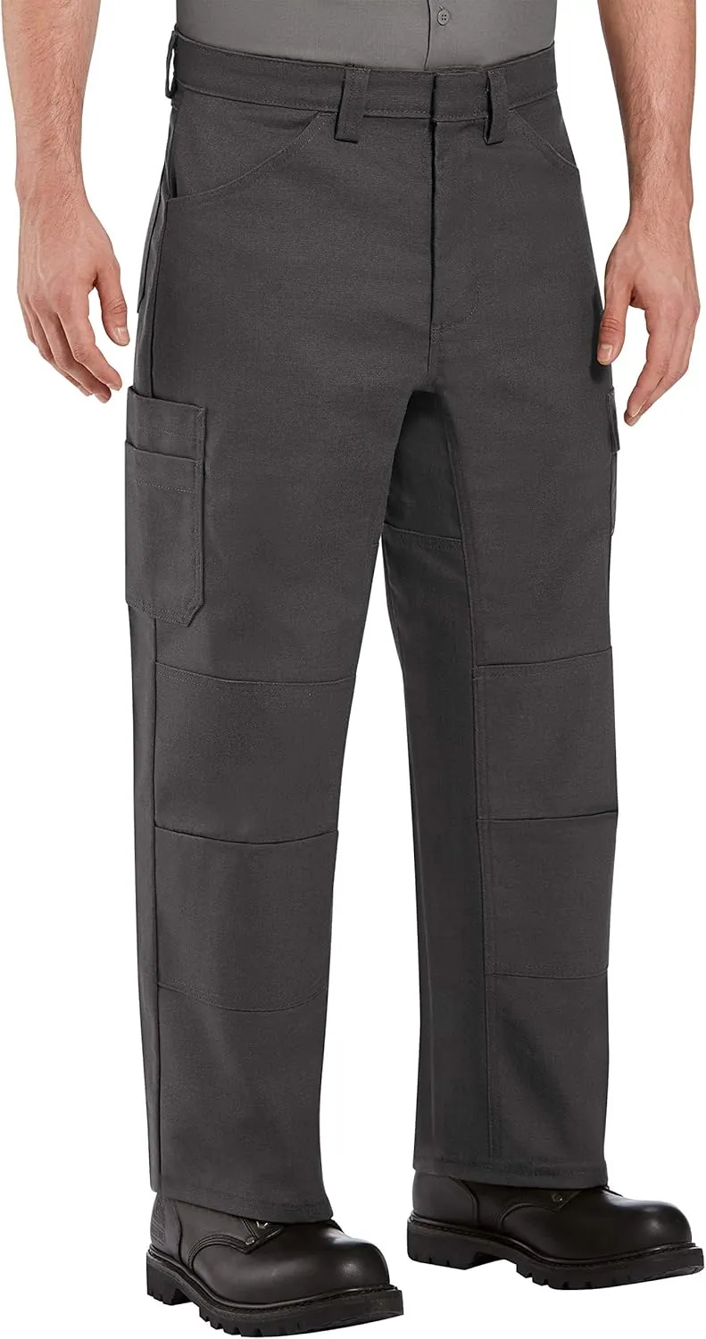 Red Kap Men's Double Knee No-Scratch Shop Pants