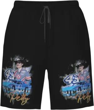 Richard-Petty-Car-43 Men's Swim Trunks Board Shorts Outdoor Beach Surfing