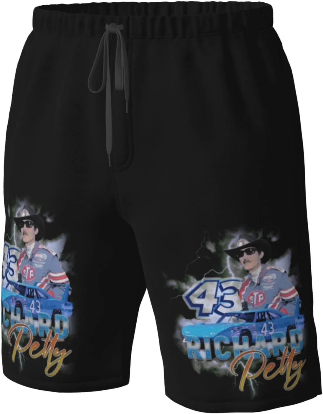 Richard-Petty-Car-43 Men's Swim Trunks Board Shorts Outdoor Beach Surfing