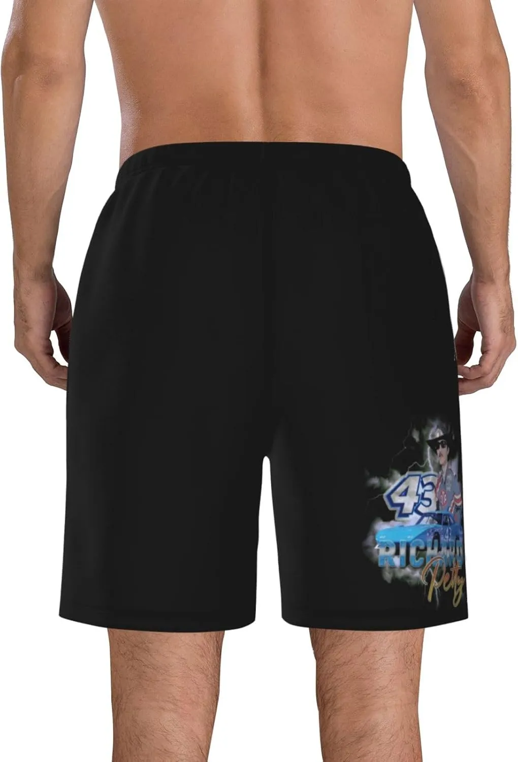 Richard-Petty-Car-43 Men's Swim Trunks Board Shorts Outdoor Beach Surfing