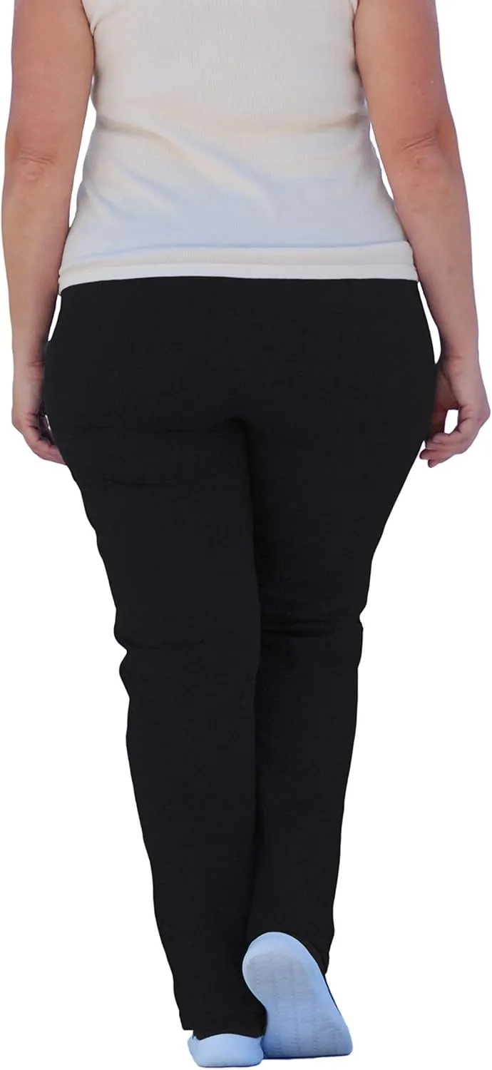 SCR SPORTSWEAR 28/30/32/34 Inseam Tall Petite Regular Plus Size S-4X Athletic Pants for Women with Zipper Pockets High Waist
