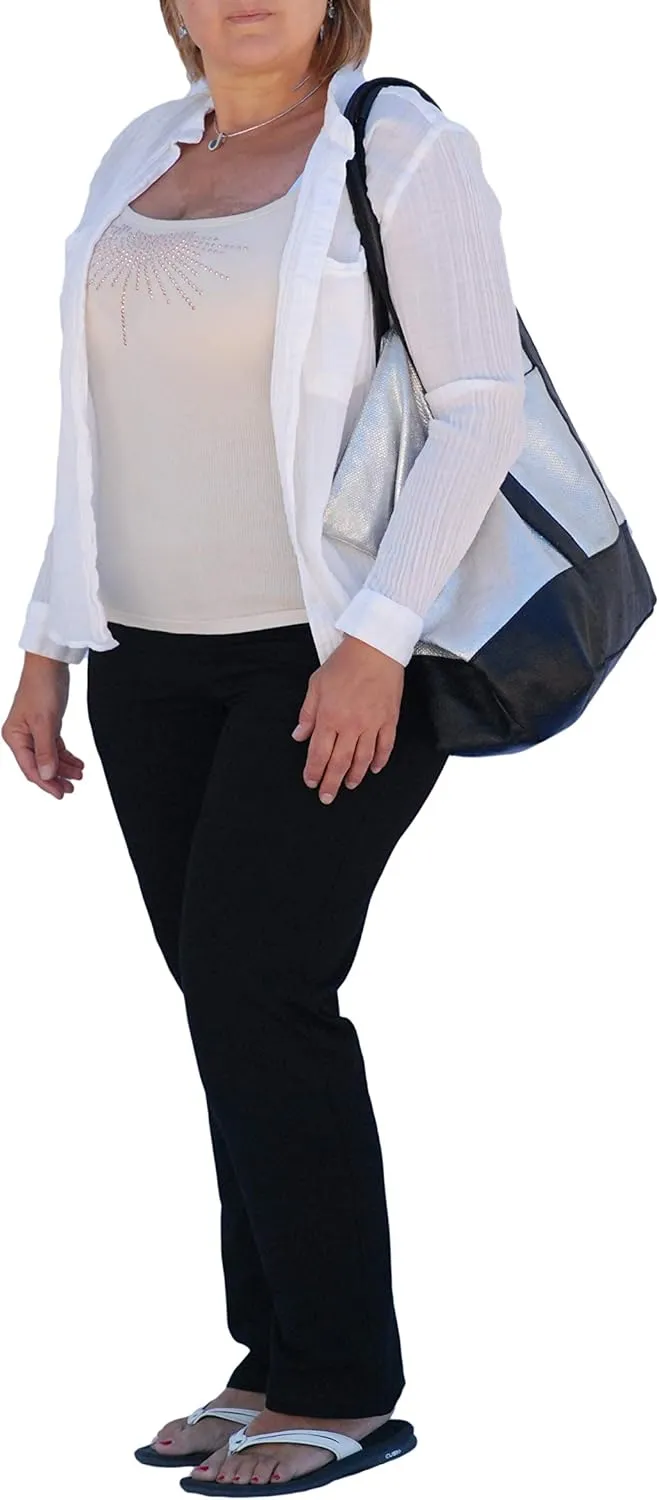 SCR SPORTSWEAR 28/30/32/34 Inseam Tall Petite Regular Plus Size S-4X Athletic Pants for Women with Zipper Pockets High Waist