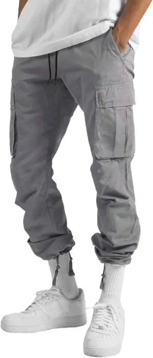 sdbrld Cargo Pants For Men Mens Trendy Relaxed Fit Pants Beach Streetwear Baggy Trousers Cargo Pants with Zipper Pockets