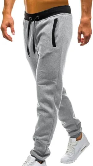 sdbrld Sweatpants For Men Mens Cotton Sport Joggers Solid Drawstring Cargo Pants Casual Hiking Running Sweatpants Trousers