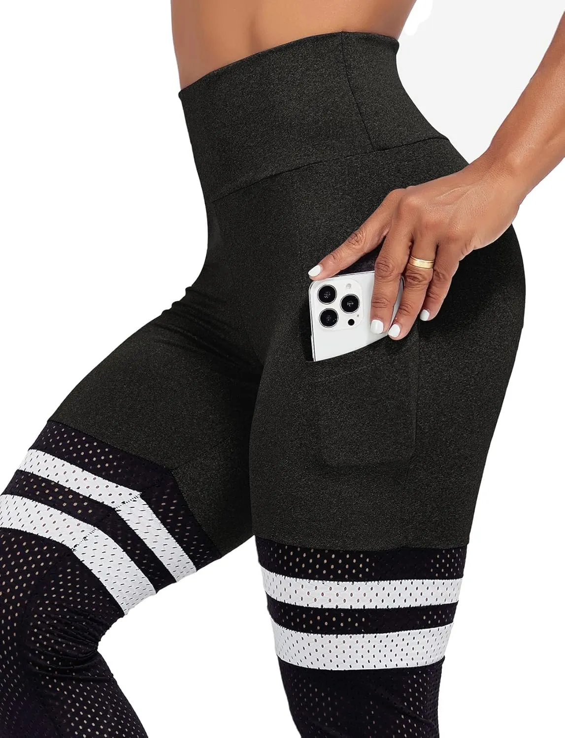 SEASUM Women Scrunch Butt Leggings High Waisted Ruched Yoga Pants Workout Butt Lifting