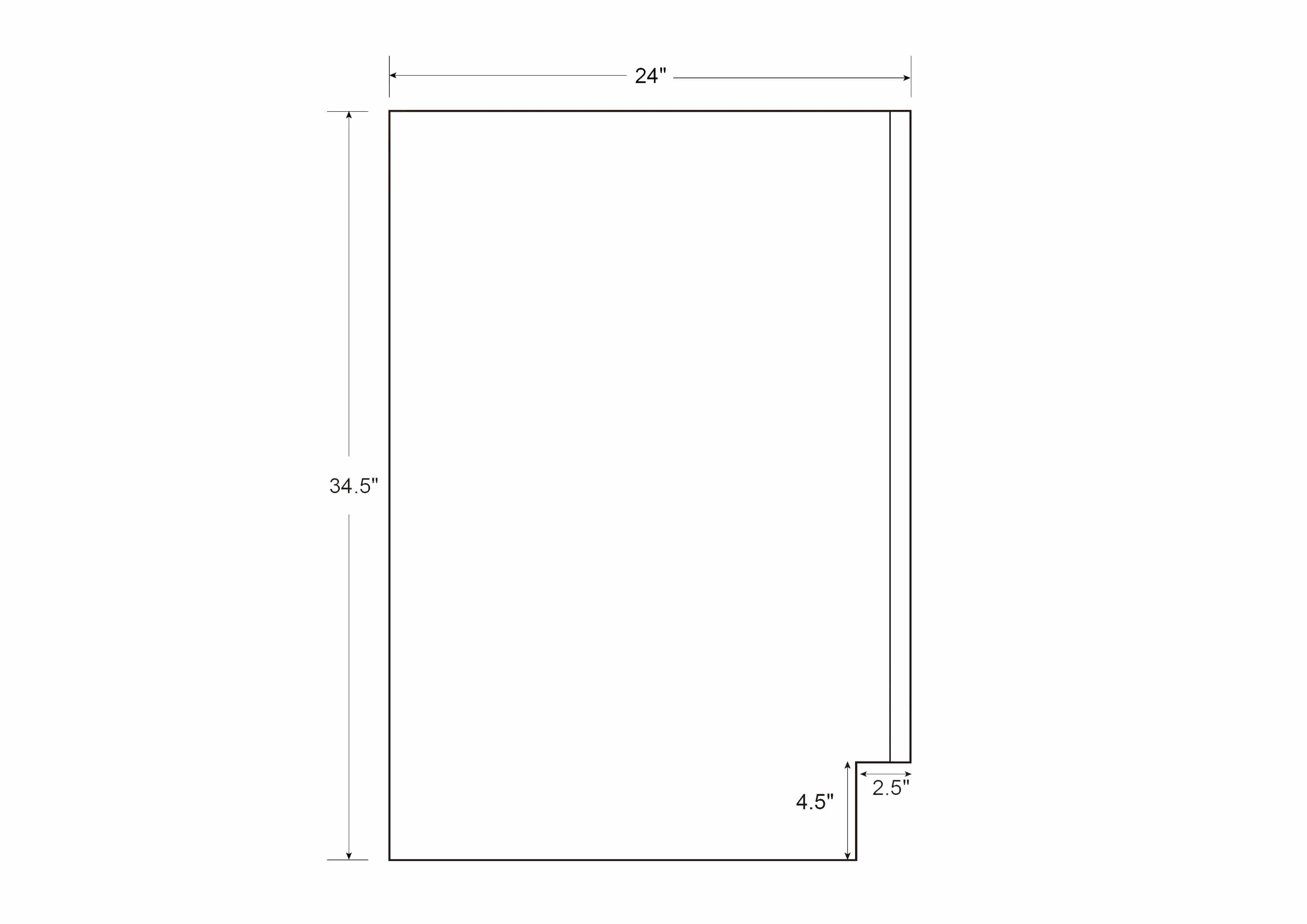 Sink Base Vintage White Inset Raised Panel Cabinets 33", 36", 42"