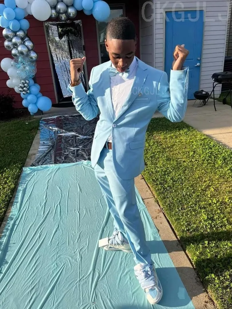 Slim Fit Suit Men 2 Piece Suits Sets Wedding Classic Groomsmen Suits Two Button Solid Prom Wedding Party Evening