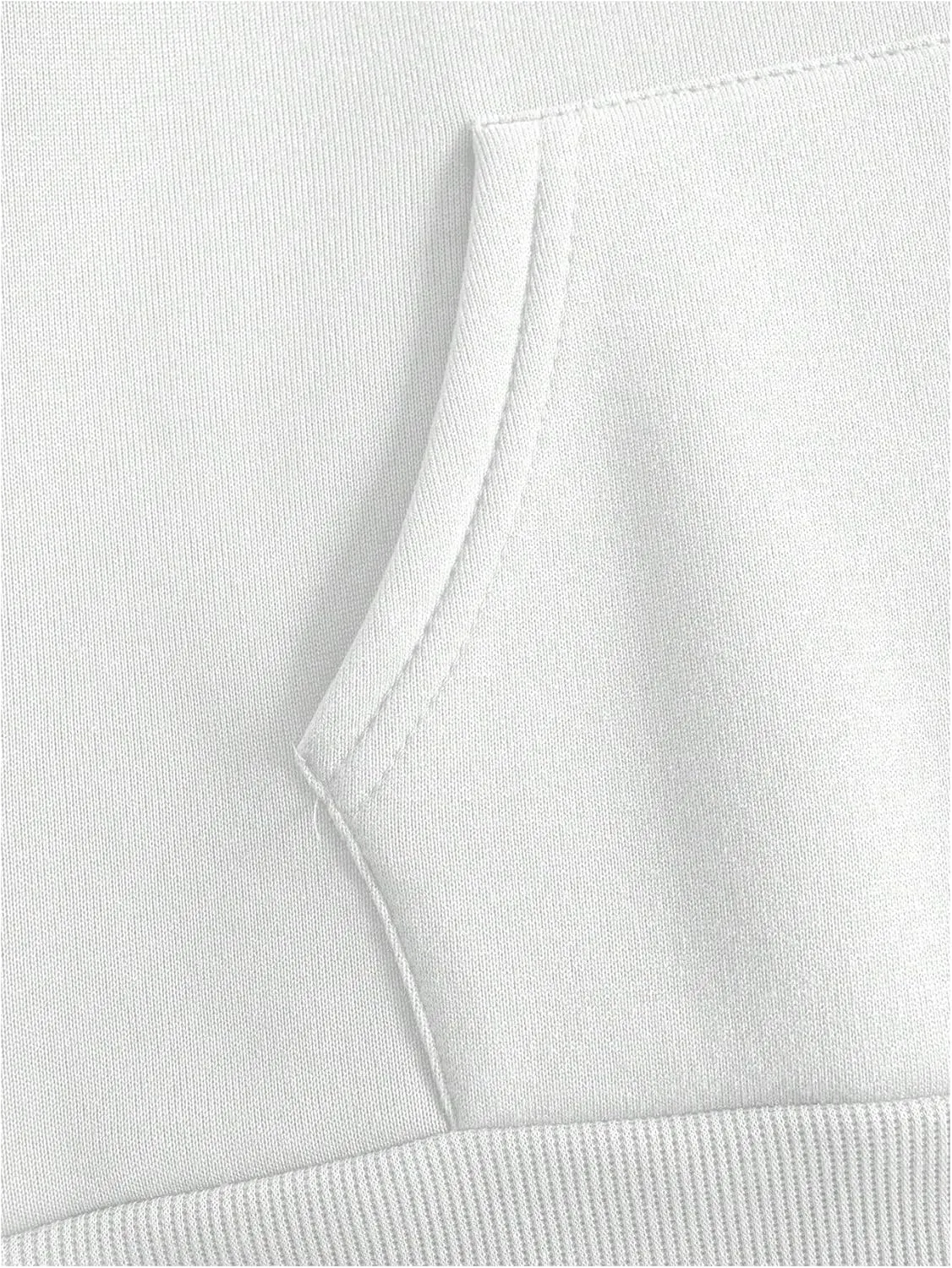 SOLY HUX Hoodies for Women Drawstring Long Sleeve Drop Shoulder Pullover Sweatshirt with Pocket