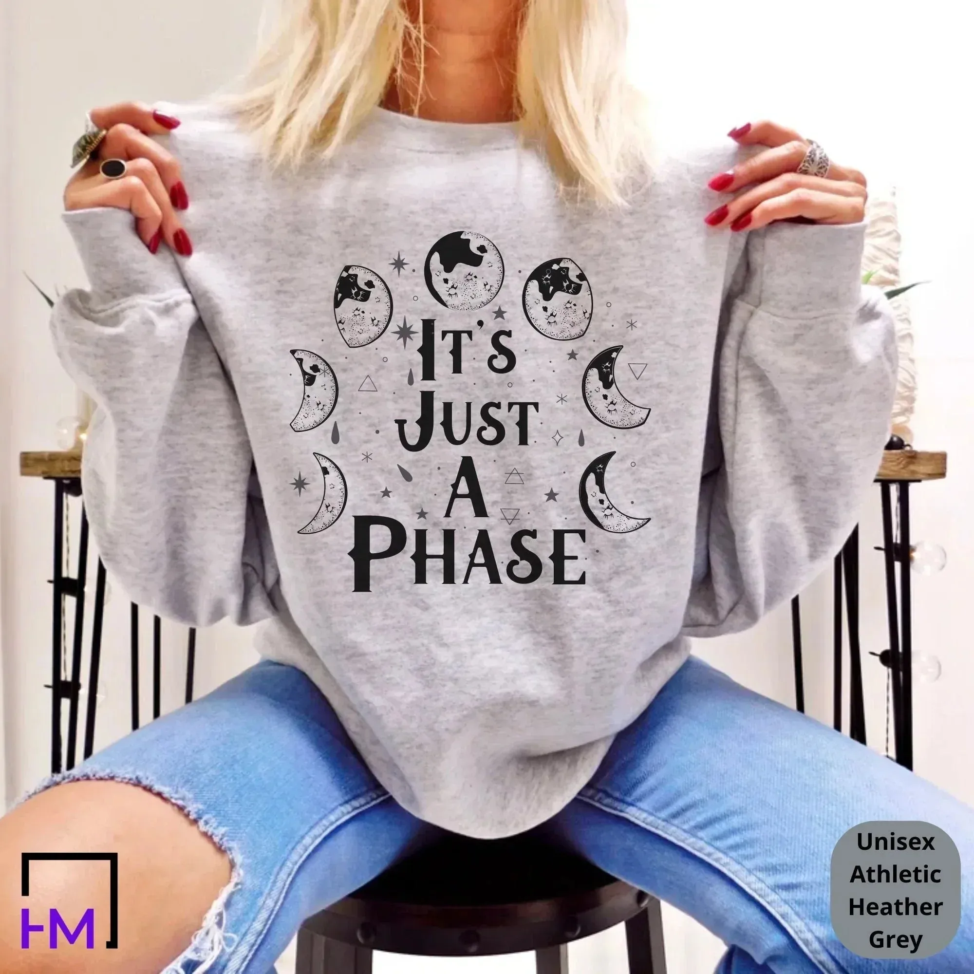 Sun and Moon Shirt, Celestial Shirt, Mindset Manifestation Gifts for Women, Mystical Sweater, Celestial Gifts, Sun and Moon Tarot Cards Tops
